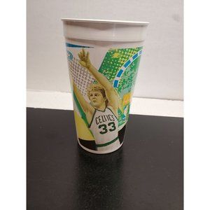 NBA Boston Celtics Larry Bird 32 Ounce vintage McDonald's plastic cup